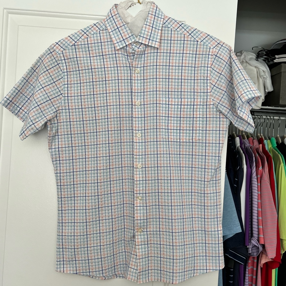 Peter Millar short sleeve button down